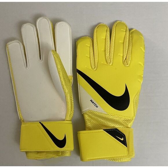 Nike CQ7799 765 Adult Sz 11 Yellow/White GK Match Football/Soccer Gloves - Picture 2 of 8